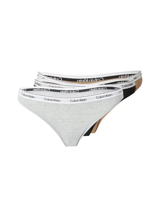 Calvin Klein Underwear Calvin Klein Underwear Tangice  kamela / pegasto siva / črna / bela