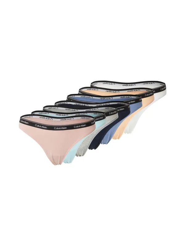 Calvin Klein Underwear Calvin Klein Underwear Tangice  marine / kraljevo modra / svetlo modra / pegasto siva / svetlo oranžna / staro roza / bela