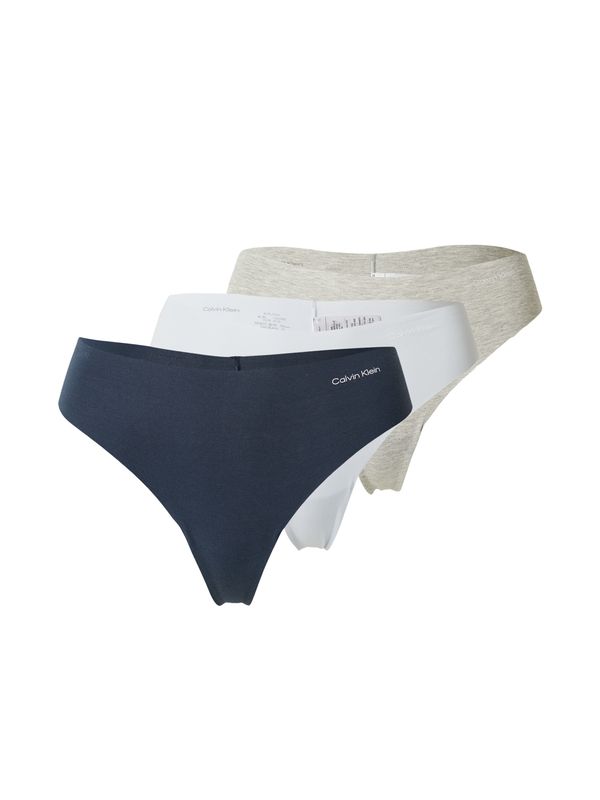 Calvin Klein Underwear Calvin Klein Underwear Tangice  mornarska / nebeško modra / pegasto siva / bela