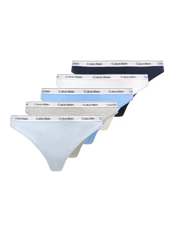 Calvin Klein Underwear Calvin Klein Underwear Tangice  mornarska / pastelno modra / svetlo modra / pegasto siva / bela