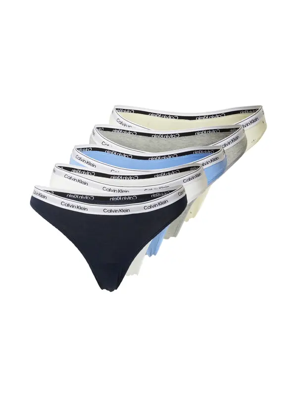 Calvin Klein Underwear Calvin Klein Underwear Tangice  mornarska / svetlo modra / pastelno rumena / siva / bela