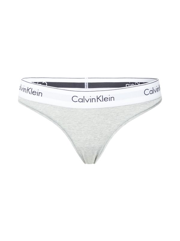 Calvin Klein Underwear Calvin Klein Underwear Tangice  pegasto siva / črna / bela