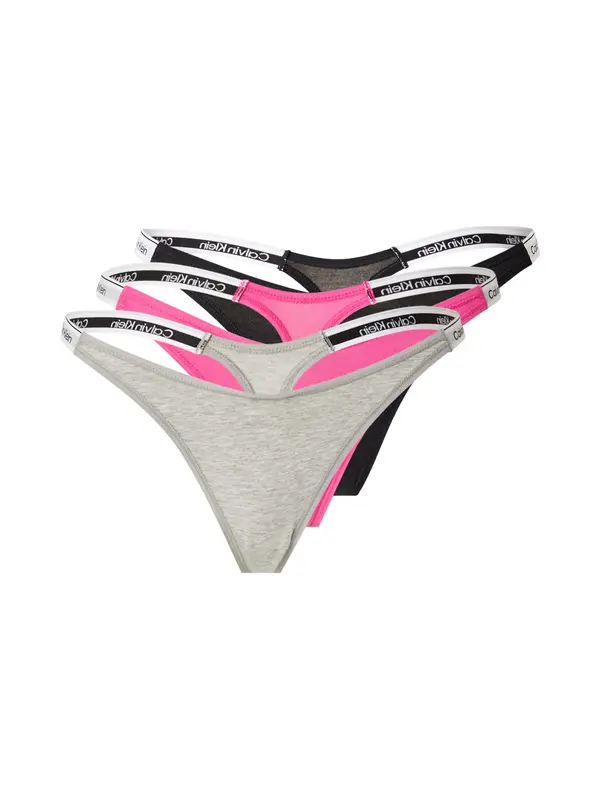 Calvin Klein Underwear Calvin Klein Underwear Tangice  pegasto siva / lila / črna