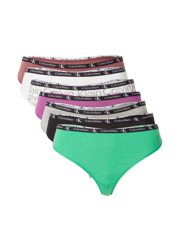 Calvin Klein Underwear Calvin Klein Underwear Tangice  pegasto siva / neonsko zelena / pitaja / bela