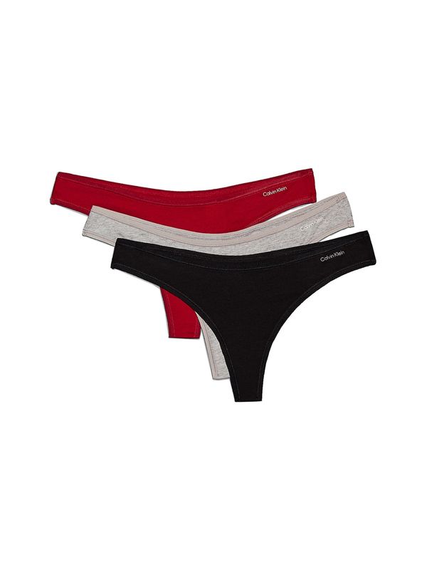 Calvin Klein Underwear Calvin Klein Underwear Tangice  siva / češnjevo rdeča / črna / bela