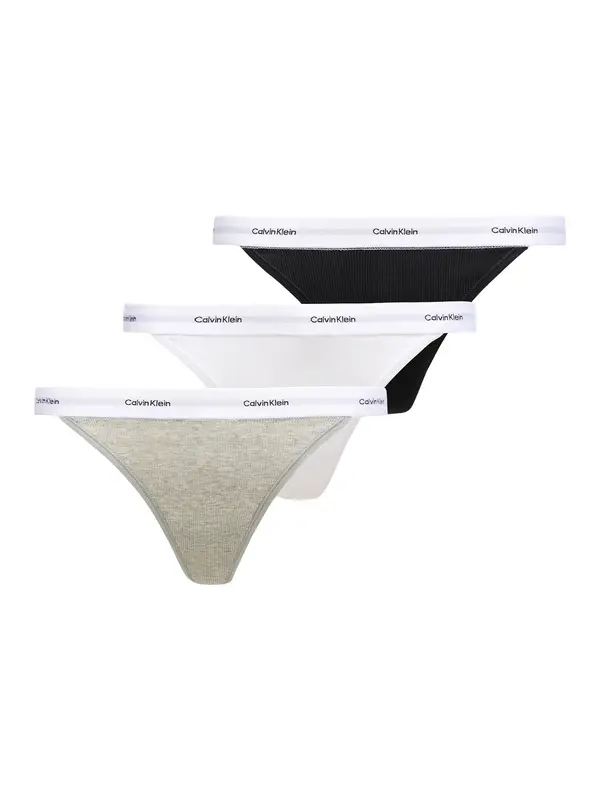 Calvin Klein Underwear Calvin Klein Underwear Tangice  svetlo siva / črna / bela
