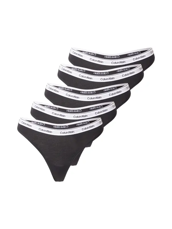 Calvin Klein Underwear Calvin Klein Underwear Tangice  svetlo siva / črna / bela
