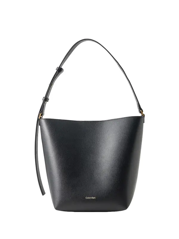 Calvin Klein Calvin Klein Vrečasta torba 'Foil Logo'  črna