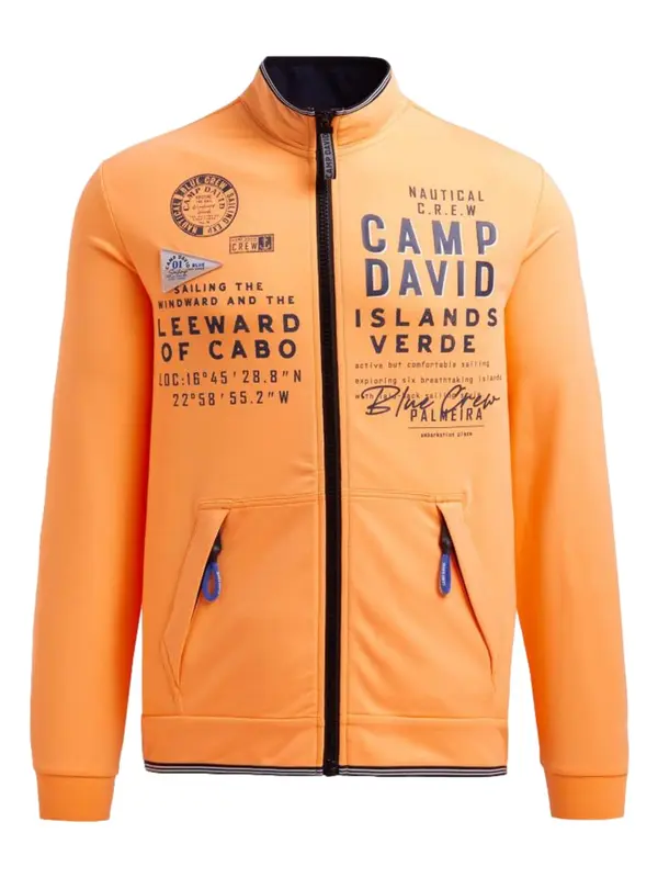 CAMP DAVID CAMP DAVID Jopa na zadrgo  mornarska / oranžna / črna