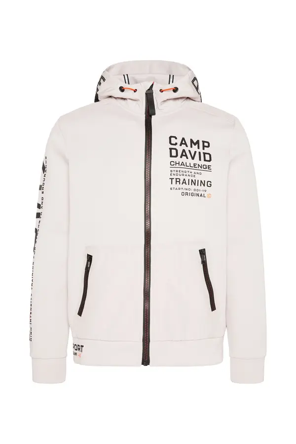 CAMP DAVID CAMP DAVID Jopa na zadrgo  oranžna / črna / volneno bela