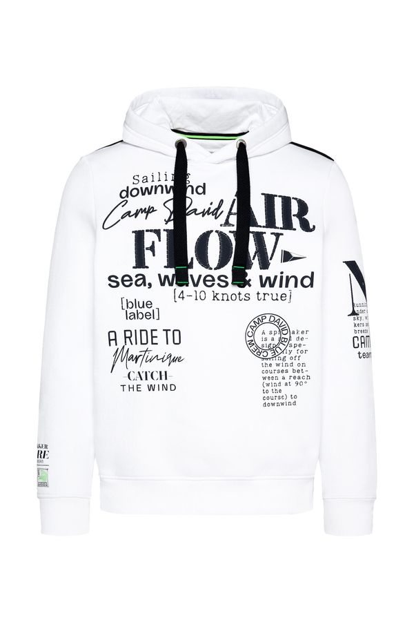 CAMP DAVID CAMP DAVID Majica  črna / bela