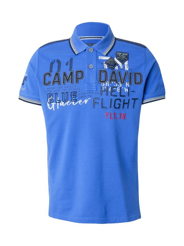 CAMP DAVID CAMP DAVID Majica 'Heli Flight'  modra / mornarska / bela