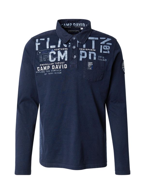 CAMP DAVID CAMP DAVID Majica  marine / opal / bela