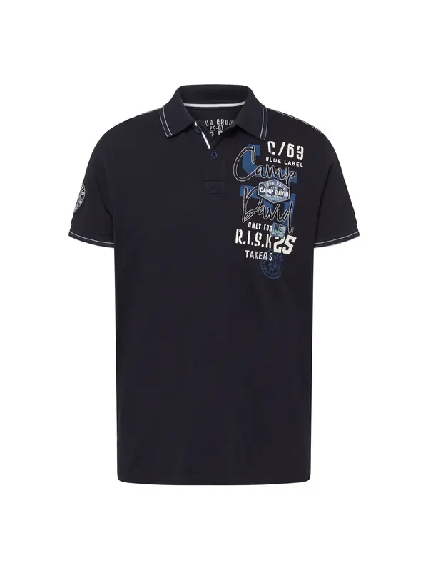 CAMP DAVID CAMP DAVID Majica  modra / temno modra / bela
