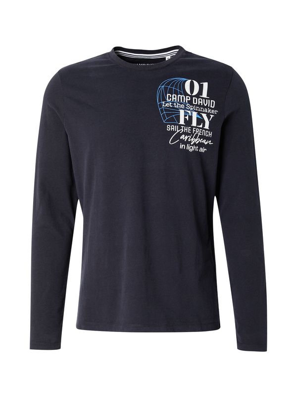 CAMP DAVID CAMP DAVID Majica  mornarska / azur / bela