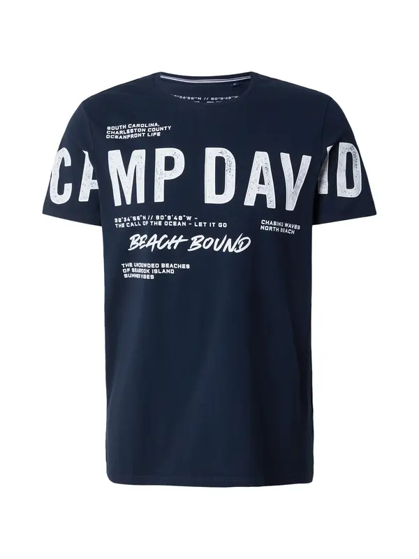 CAMP DAVID CAMP DAVID Majica  mornarska / bela