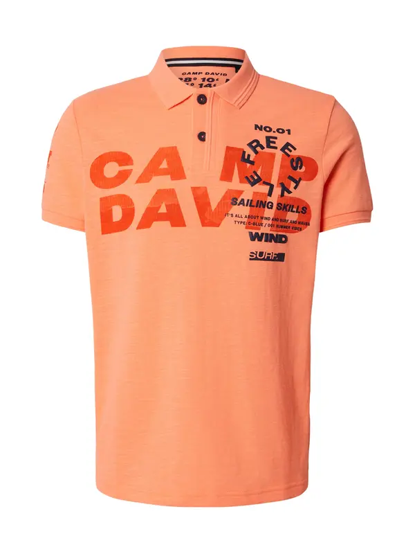 CAMP DAVID CAMP DAVID Majica  mornarska / oranžna / korala