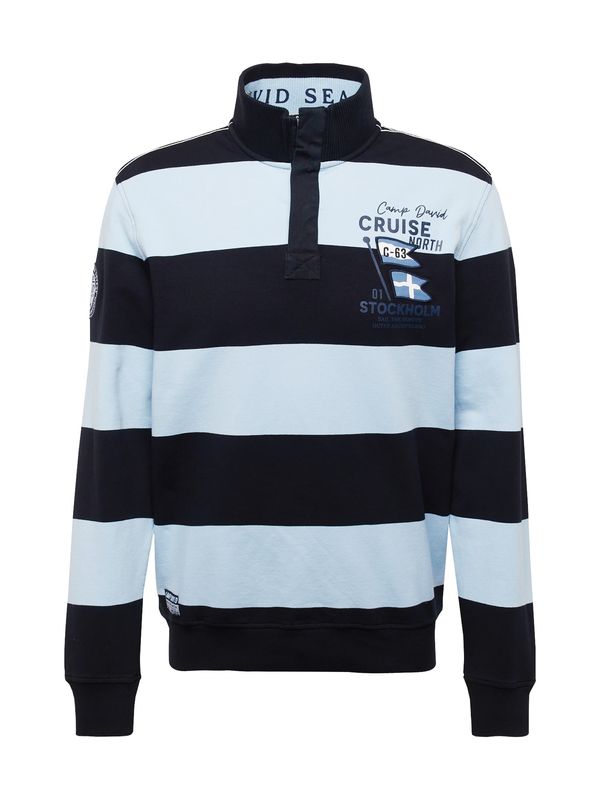 CAMP DAVID CAMP DAVID Majica  mornarska / svetlo modra / bela