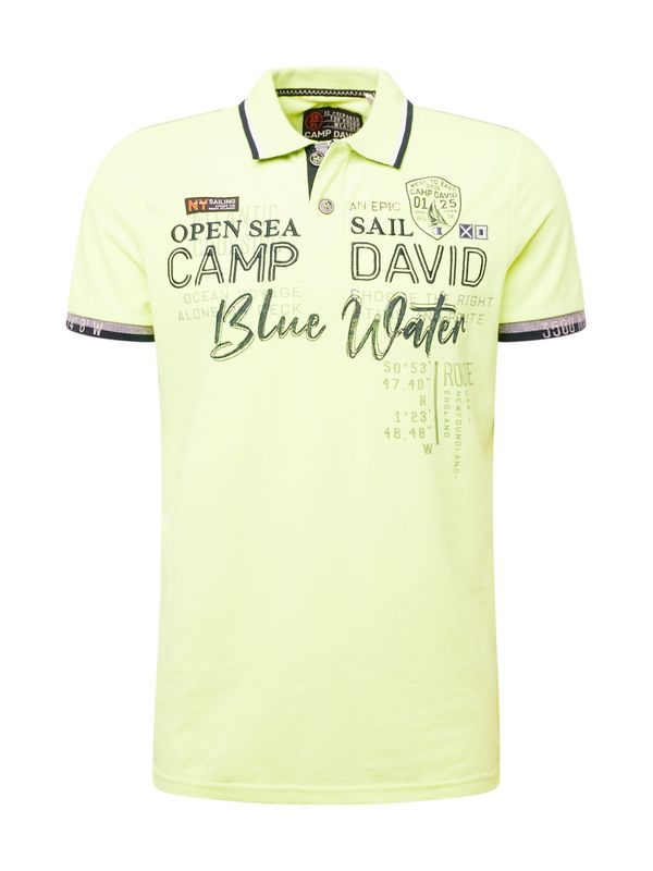 CAMP DAVID CAMP DAVID Majica  mornarska / temno modra / neonsko zelena