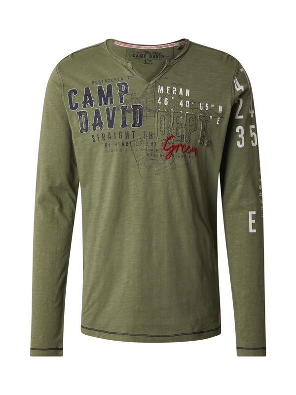 CAMP DAVID CAMP DAVID Majica  mornarska / zelena / temno rdeča / bela