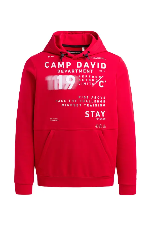 CAMP DAVID CAMP DAVID Majica  rdeča / bela