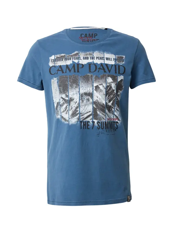 CAMP DAVID CAMP DAVID Majica  safir / črna / bela