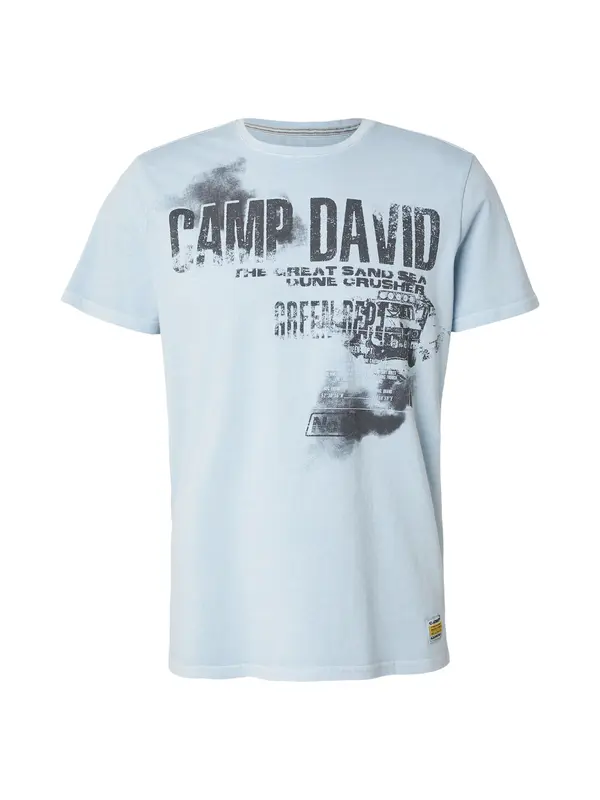 CAMP DAVID CAMP DAVID Majica  svetlo modra / kamen