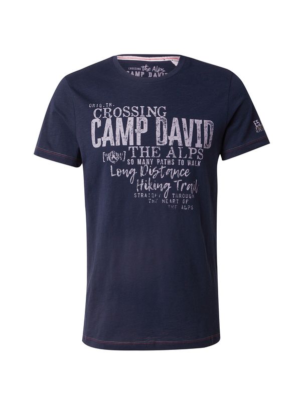CAMP DAVID CAMP DAVID Majica  temno modra / svetlo siva