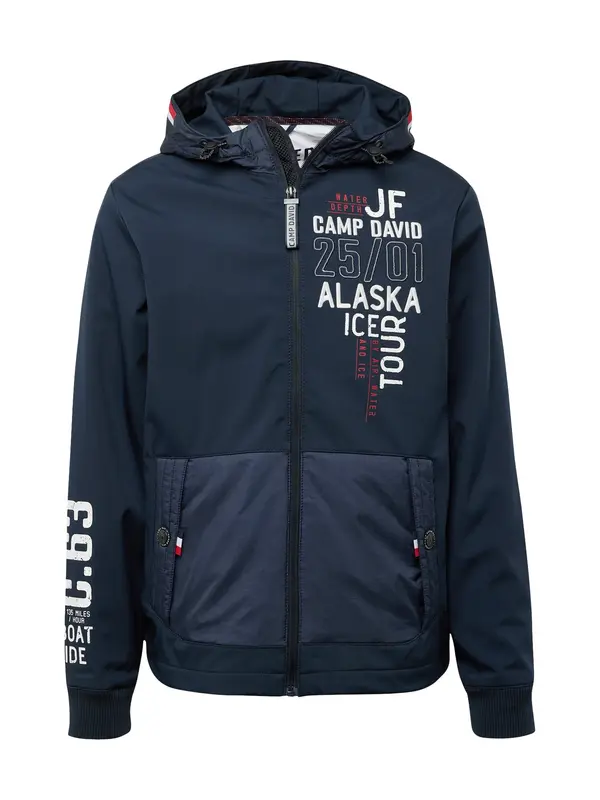 CAMP DAVID CAMP DAVID Prehodna jakna 'Alaska Ice Tour'  mornarska / rdeča / bela
