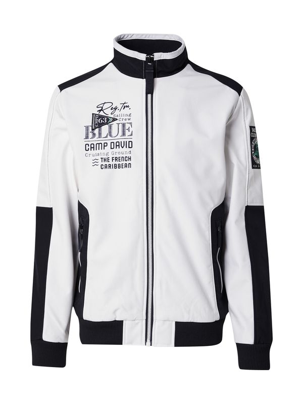 CAMP DAVID CAMP DAVID Prehodna jakna  mornarska / bela