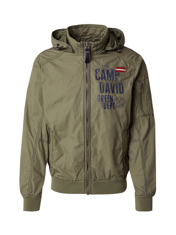 CAMP DAVID CAMP DAVID Prehodna jakna  mornarska / oliva / rdeča