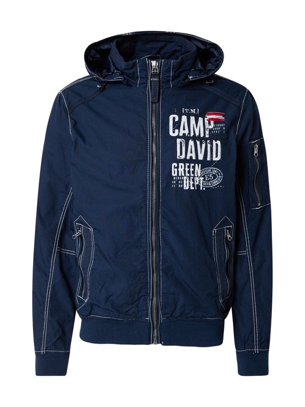 CAMP DAVID CAMP DAVID Prehodna jakna  temno modra / bela