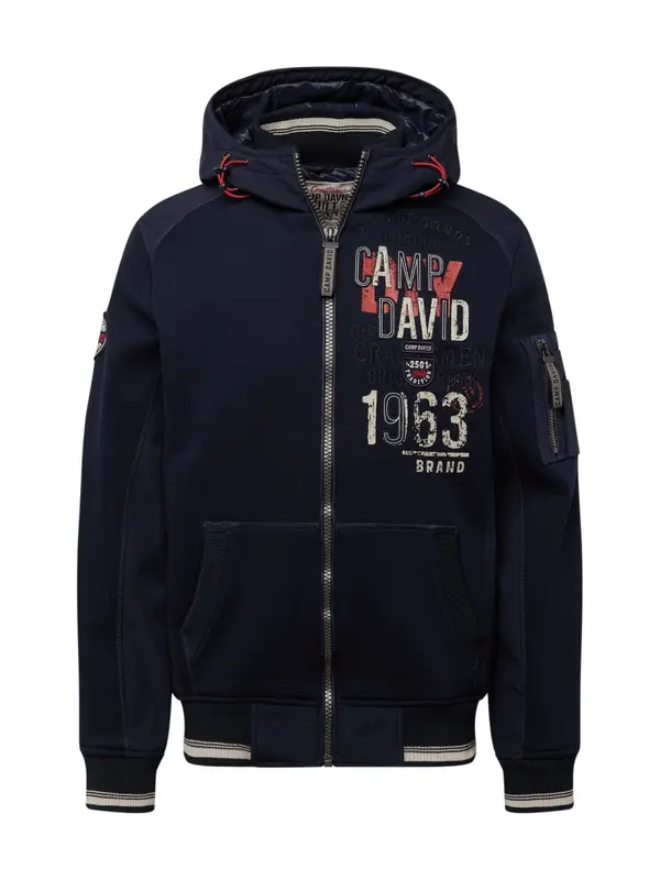 CAMP DAVID CAMP DAVID Prehodna jakna 'The Craftsmen'  temno modra / rdeča / bela