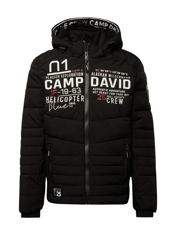 CAMP DAVID CAMP DAVID Zimska jakna  rdeča / črna / bela