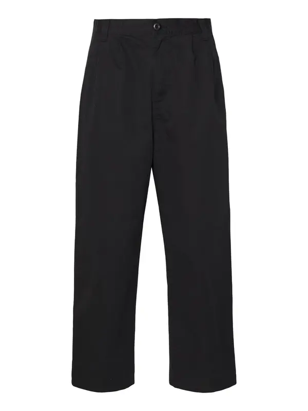 Carhartt WIP Carhartt WIP Hlače z naborki 'Merrick'  črna