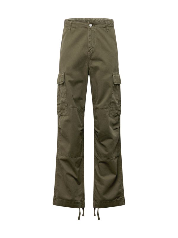 Carhartt WIP Carhartt WIP Kargo hlače  kari / temno zelena / off-bela