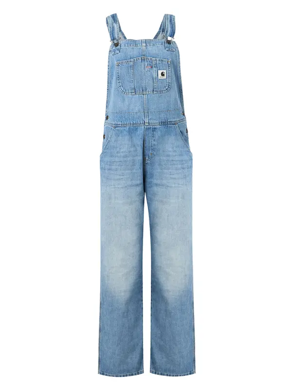Carhartt WIP Carhartt WIP Kavbojke z naramnicami  moder denim