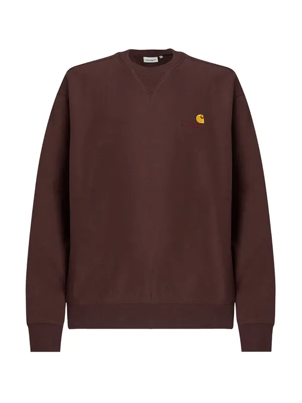 Carhartt WIP Carhartt WIP Majica 'American Script'  čokolada
