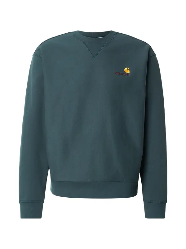 Carhartt WIP Carhartt WIP Majica 'American Script'  temno zelena
