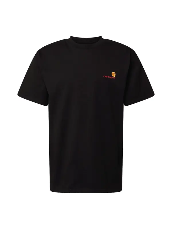 Carhartt WIP Carhartt WIP Majica 'American Script'  zlato-rumena / burgund / črna