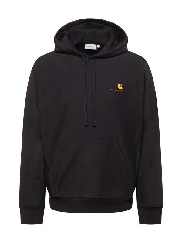 Carhartt WIP Carhartt WIP Majica 'American Script'  zlato-rumena / rjasto rdeča / črna