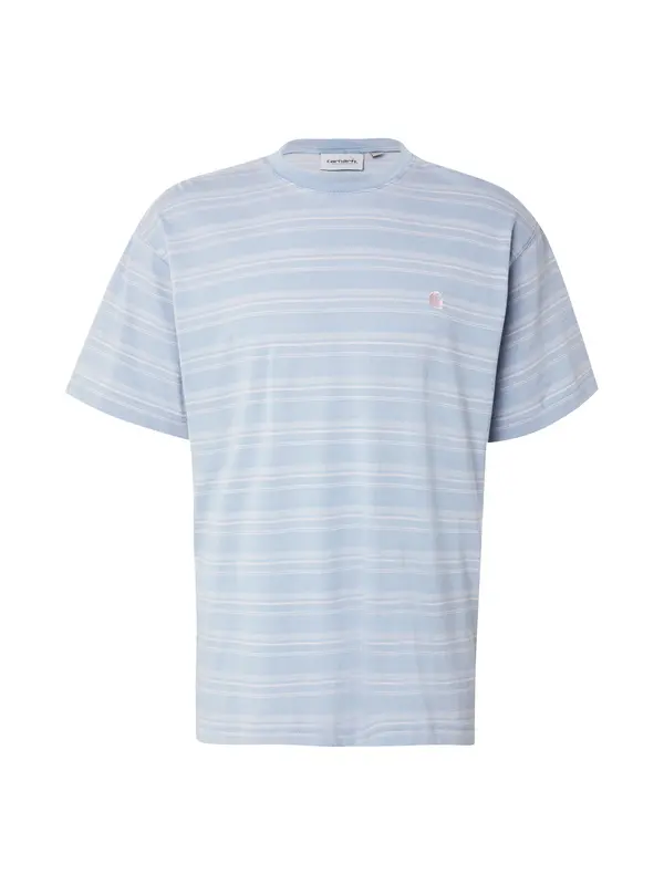 Carhartt WIP Carhartt WIP Majica 'Brodine'  svetlo modra / pastelno roza
