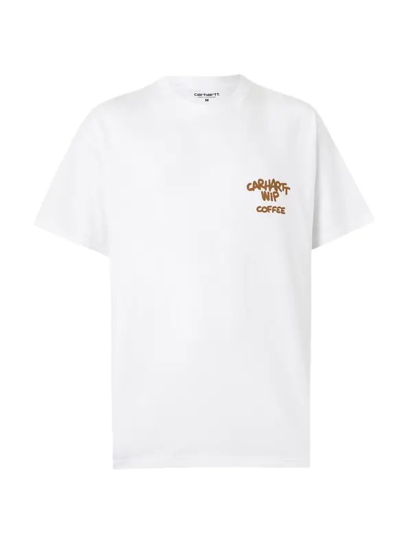 Carhartt WIP Carhartt WIP Majica 'Coffee Break'  svetlo rjava / črna / bela