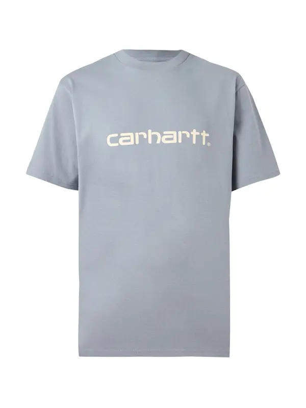 Carhartt WIP Carhartt WIP Majica  golobje modra / off-bela