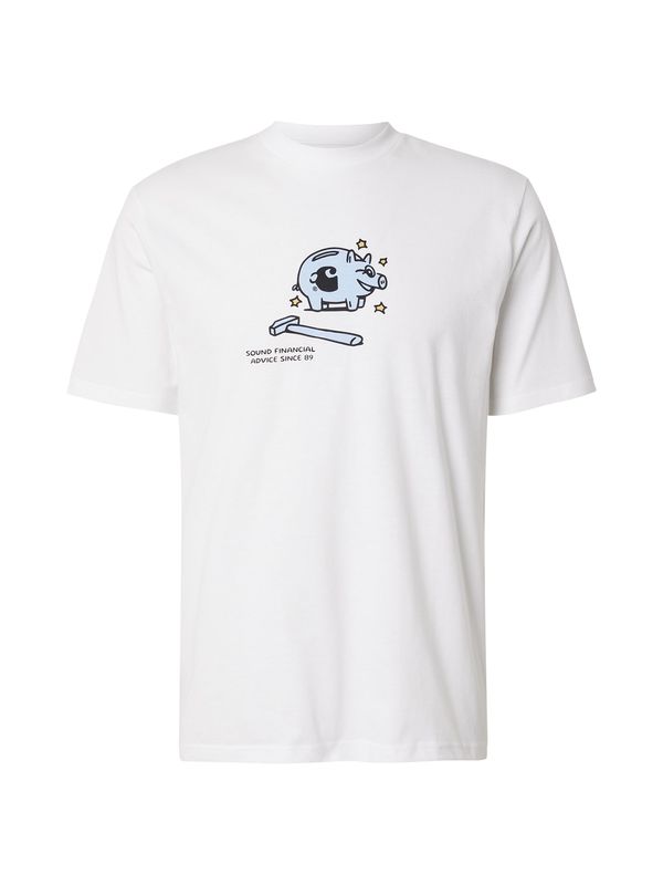 Carhartt WIP Carhartt WIP Majica 'Piggybank'  svetlo modra / rumena / črna / bela