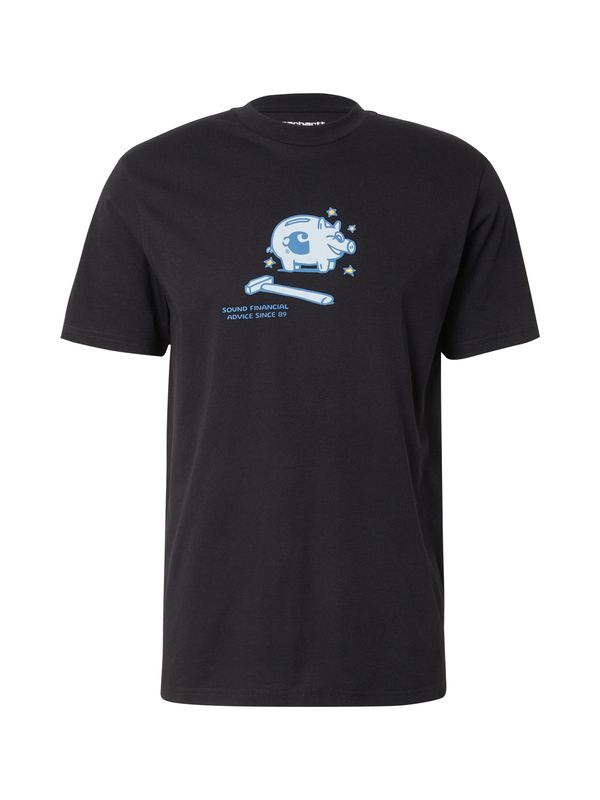 Carhartt WIP Carhartt WIP Majica 'Piggybank'  svetlo modra / temno modra / črna