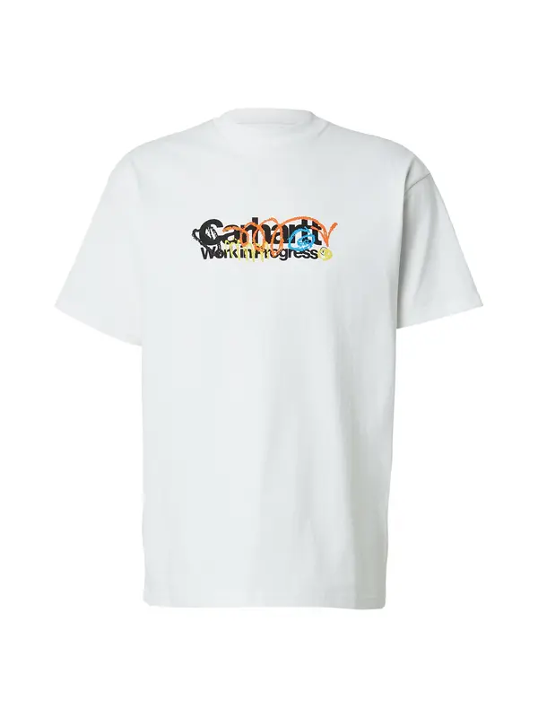 Carhartt WIP Carhartt WIP Majica 'Primary'  neonsko modra / oranžna / črna / bela