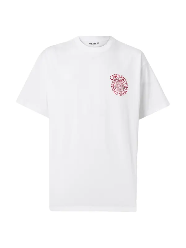 Carhartt WIP Carhartt WIP Majica 'Spirals'  zlato-rumena / oranžna / bela