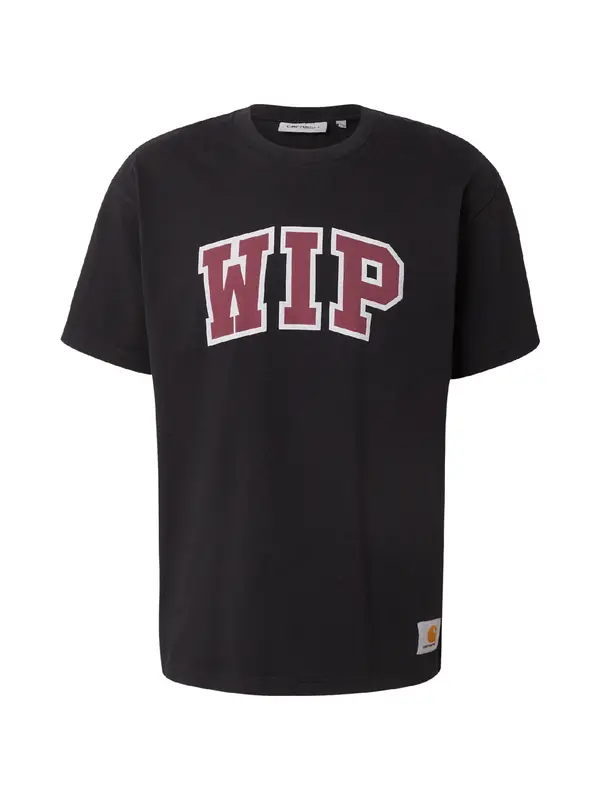 Carhartt WIP Carhartt WIP Majica 'WIP III'  merlot / črna / bela