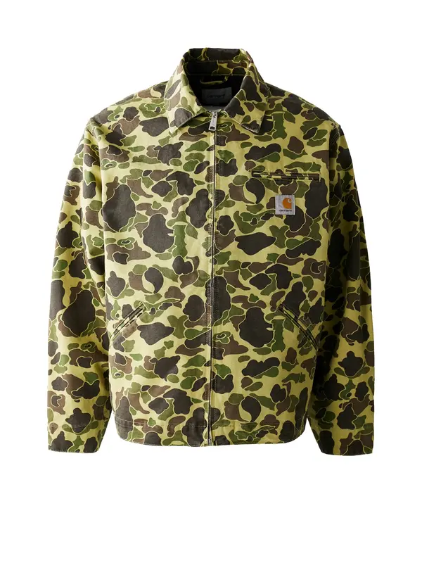 Carhartt WIP Carhartt WIP Prehodna jakna 'Duck Detroit'  rjava / kaki / oliva / svetlo zelena